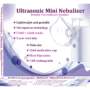 Ultrasonic Mini Nebulizer Portable Nonventilatory Atomizer
