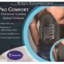 Pro Comfort Universal Lumbar Support  Back Brace